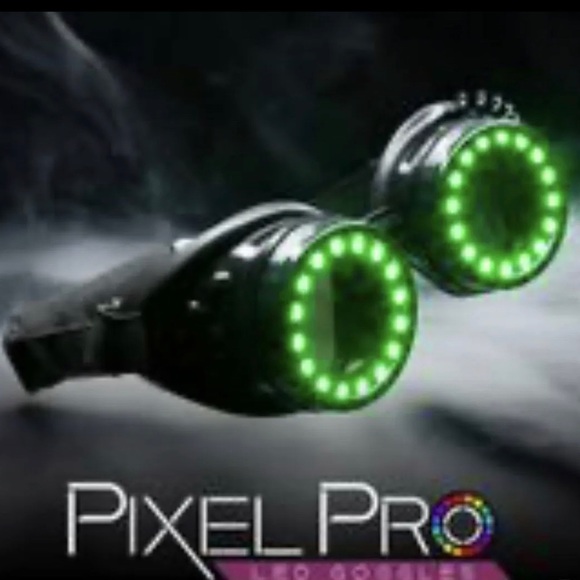 LED Pixel Pro Goggles - Programmable Rechargeable Light - Picture 6 of 8